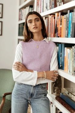 Sweaters Vero Moda Ruth Sweater Vest In Lavender