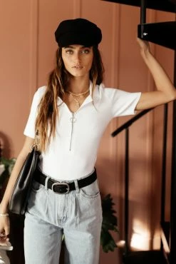 Tops Vero Moda Zippered Bodysuit - FINAL SALE