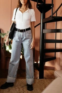 Tops Vero Moda Zippered Bodysuit - FINAL SALE