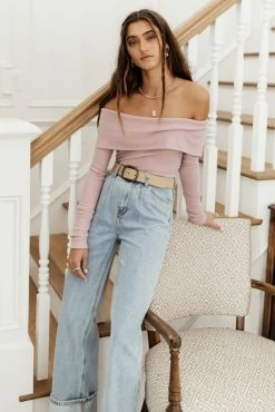 SINA Claire Top In Lavender - FINAL SALE Tops
