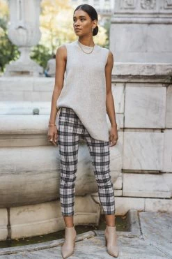 LISTICLE Mikel Plaid Pants - FINAL SALE