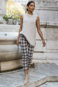 LISTICLE Mikel Plaid Pants - FINAL SALE