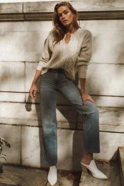 Vero Moda Reese Sweater In Ivory