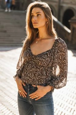 DRESS FORUM Lauretta Floral Top - FINAL SALE