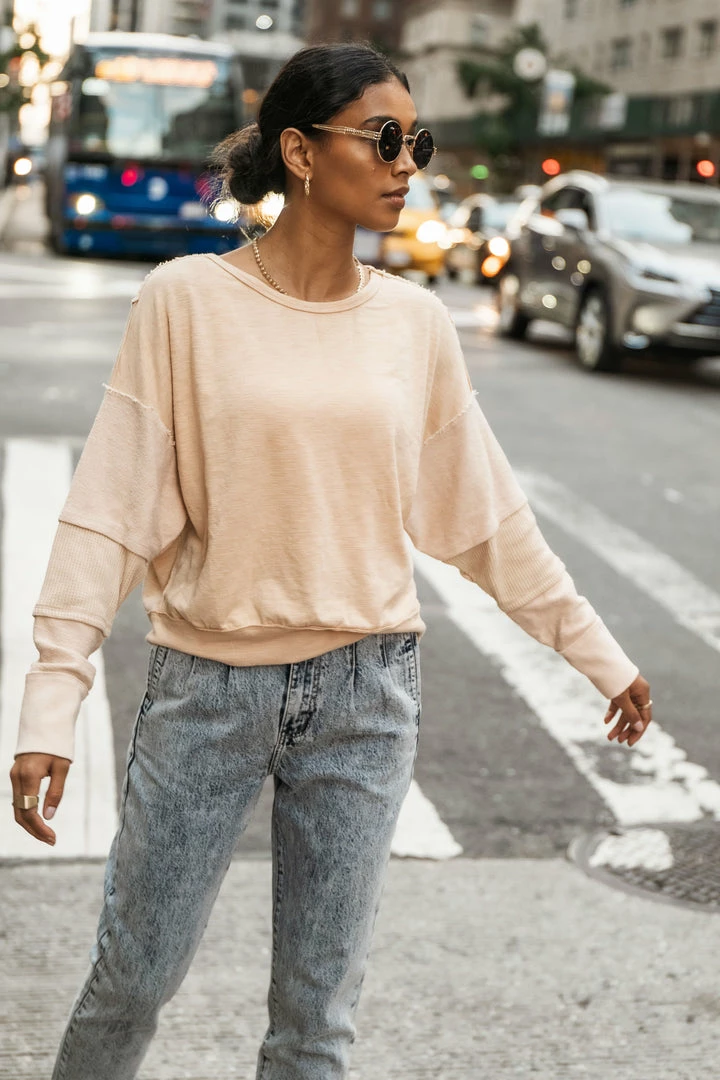 Outlet ๐ SINA Galilea Patch Top In Cream - FINAL SALE ๐งจ 4 SINA Galilea Patch Top In Cream - FINAL SALE