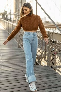 LISTICLE Kenneth Cropped Sweater - FINAL SALE