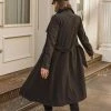 SINA Enola Trench Coat In Black - FINAL SALE