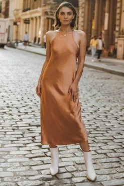 Cheapest ๐ DRESS FORUM Brynn Midi ๐ Dress In Orange - FINAL SALE ๐ 18 DRESS FORUM Brynn Midi Dress In Orange - FINAL SALE