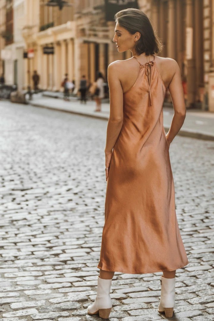 Cheapest ๐ DRESS FORUM Brynn Midi ๐ Dress In Orange - FINAL SALE ๐ 8 DRESS FORUM Brynn Midi Dress In Orange - FINAL SALE