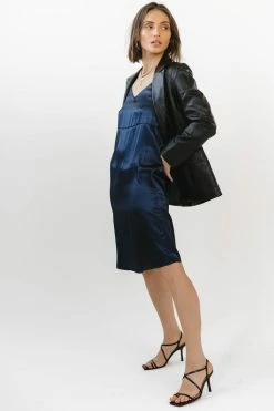 Best Sale โญ Vero Moda Serein Mini Slip ๐ Dress In Navy - FINAL SALE ๐ Dresses ๐ 15 Vero Moda Serein Mini Slip Dress In Navy - FINAL SALE Dresses
