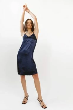 Best Sale โญ Vero Moda Serein Mini Slip ๐ Dress In Navy - FINAL SALE ๐ Dresses ๐ 17 Vero Moda Serein Mini Slip Dress In Navy - FINAL SALE Dresses