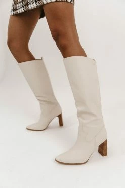 BILLINI Retta Boots In Ivory - FINAL SALE