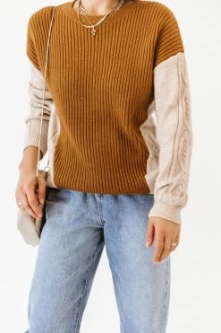 HEM&THREAD Justica Cable-Knit Sweater