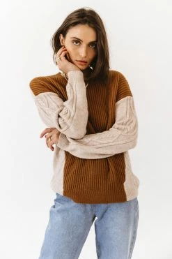 HEM&THREAD Justica Cable-Knit Sweater