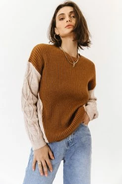HEM&THREAD Justica Cable-Knit Sweater