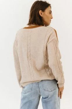 HEM&THREAD Justica Cable-Knit Sweater