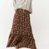 LAKE FLOWER FASHION Ilene Midi Skirt - FINAL SALE
