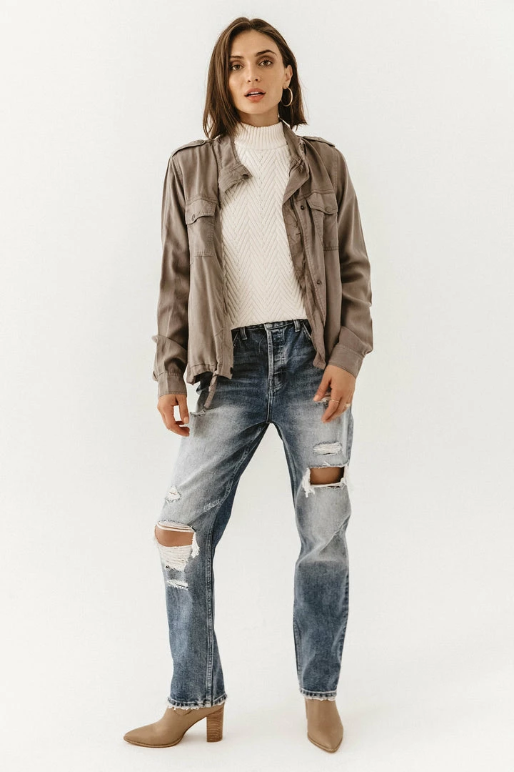 Best Pirce 🤩 STACCATO Rory Utility Jacket In Charcoal - FINAL SALE ✨ 5 STACCATO Rory Utility Jacket In Charcoal - FINAL SALE