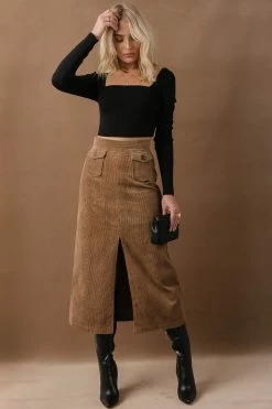 Best Sale 🛒 LISTICLE Ninette Maxi 👗 Skirt In Mocha - FINAL SALE 👍 7 LISTICLE Ninette Maxi Skirt In Mocha - FINAL SALE