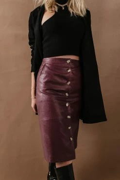 AARON & AMBER Constance Midi Skirt - FINAL SALE