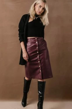 AARON & AMBER Constance Midi Skirt - FINAL SALE