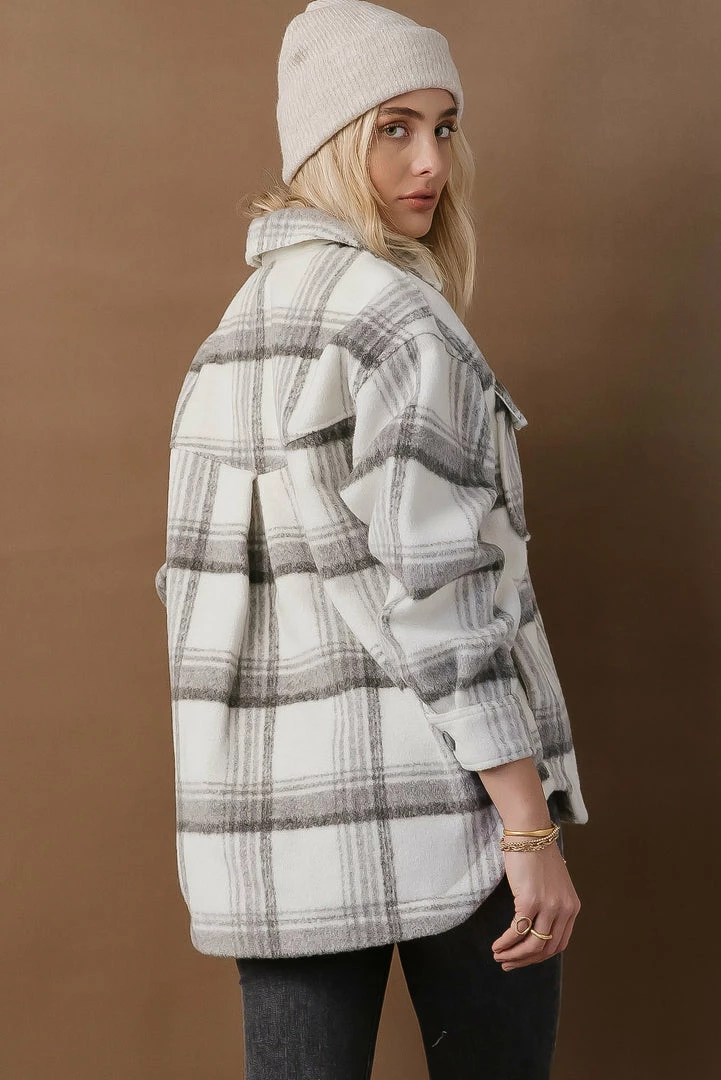 Brand new โญ Vero Moda Wren Plaid Shacket - FINAL SALE ๐ 8 Vero Moda Wren Plaid Shacket - FINAL SALE