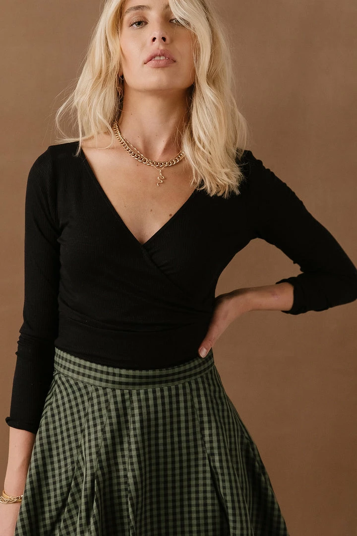 Best Sale ๐งจ LUSH CLOTHING Harley Ribbed Top In Black - FINAL SALE ๐ 1 LUSH CLOTHING Harley Ribbed Top In Black - FINAL SALE