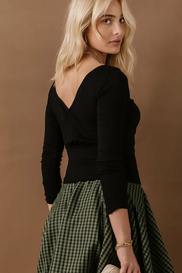 Best Sale ๐งจ LUSH CLOTHING Harley Ribbed Top In Black - FINAL SALE ๐ 3 LUSH CLOTHING Harley Ribbed Top In Black - FINAL SALE