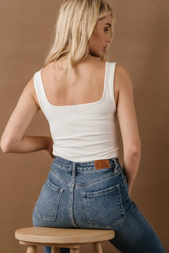 Flash Sale 🔔 Vero Moda Huntley Tank Top In Ivory - FINAL SALE ❤️ 2 Vero Moda Huntley Tank Top In Ivory - FINAL SALE