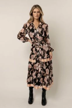 WORUI Maggie Floral Midi Dress Dresses