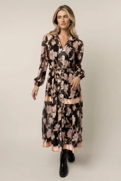 WORUI Maggie Floral Midi Dress Dresses