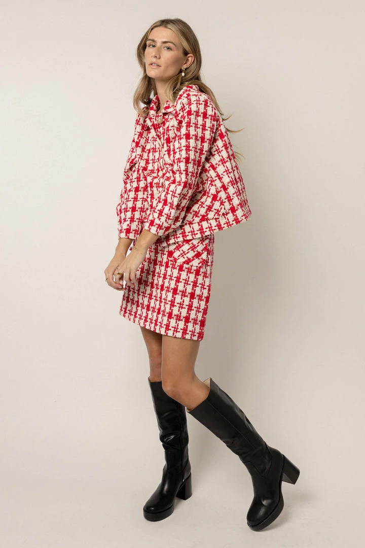 Wholesale ๐ AARON & AMBER Brandie Shacket In Red New Arrivals โค๏ธ 3 AARON & AMBER Brandie Shacket In Red New Arrivals