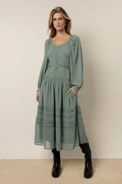WELLMADE INC Whitley Midi Dress - FINAL SALE