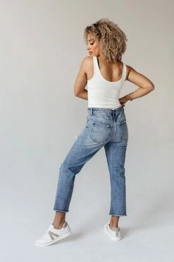 Budget ✔️ PLASTIC Vervet Beverley Straight Leg Denim- FINAL SALE ❤️ 40 PLASTIC Vervet Beverley Straight Leg Denim- FINAL SALE
