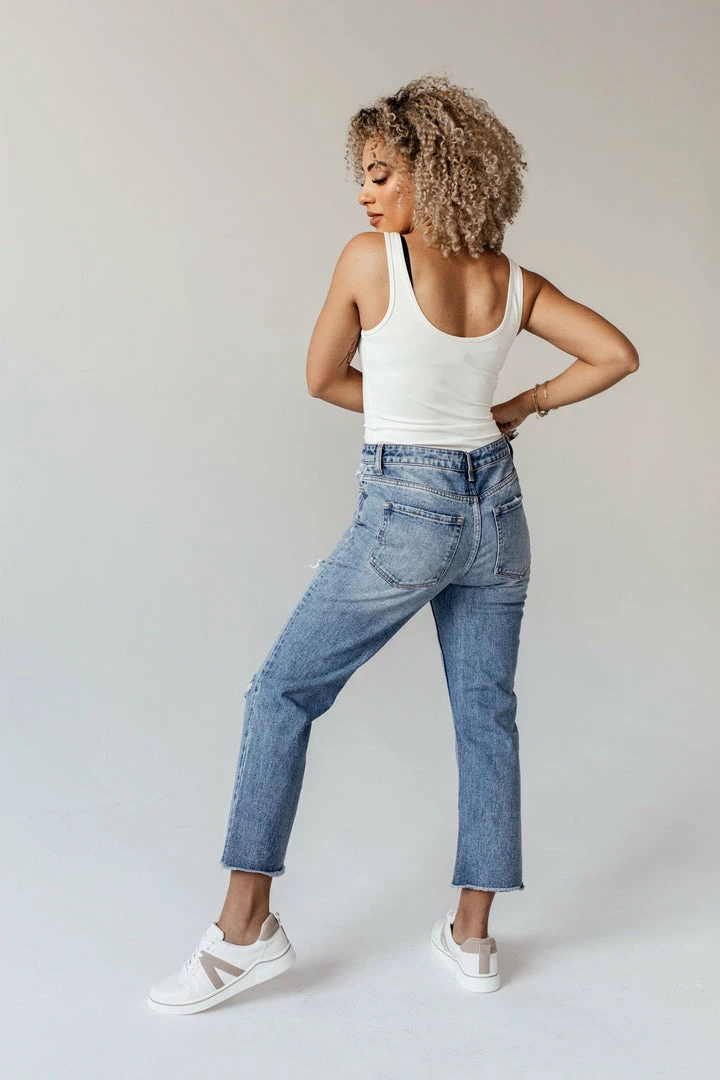 Budget ✔️ PLASTIC Vervet Beverley Straight Leg Denim- FINAL SALE ❤️ 19 PLASTIC Vervet Beverley Straight Leg Denim- FINAL SALE