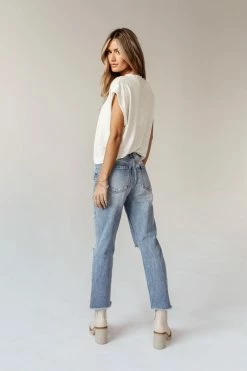 Budget ✔️ PLASTIC Vervet Beverley Straight Leg Denim- FINAL SALE ❤️ 31 PLASTIC Vervet Beverley Straight Leg Denim- FINAL SALE