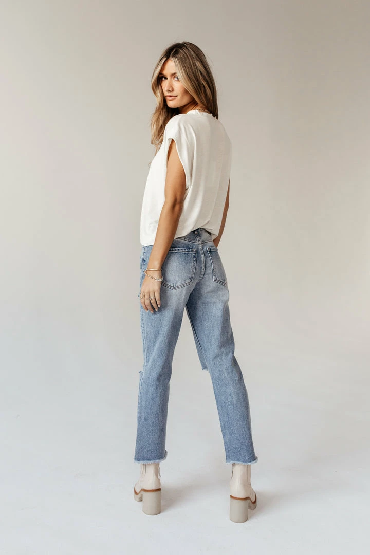 Budget ✔️ PLASTIC Vervet Beverley Straight Leg Denim- FINAL SALE ❤️ 10 PLASTIC Vervet Beverley Straight Leg Denim- FINAL SALE