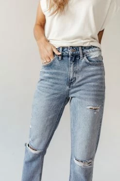 PLASTIC Vervet Beverley Straight Leg Denim- FINAL SALE