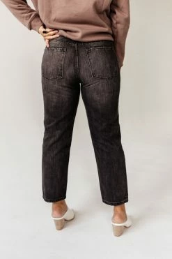 KANCAN Bentley Distressed Straight Leg Denim- FINAL SALE