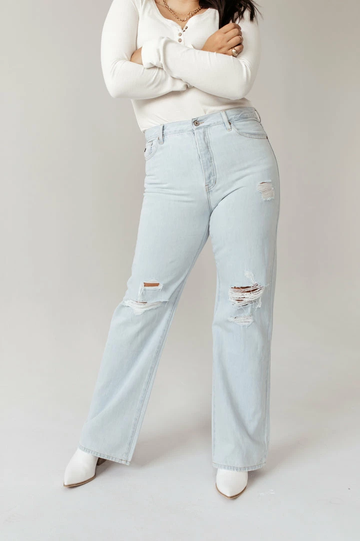 Best reviews of 😍 KANCAN Skyscraper Wide Leg Denim In Light Wash - FINAL SALE 😀 7 KANCAN Skyscraper Wide Leg Denim In Light Wash - FINAL SALE