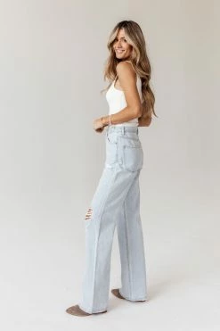 Best reviews of 😍 KANCAN Skyscraper Wide Leg Denim In Light Wash - FINAL SALE 😀 12 KANCAN Skyscraper Wide Leg Denim In Light Wash - FINAL SALE