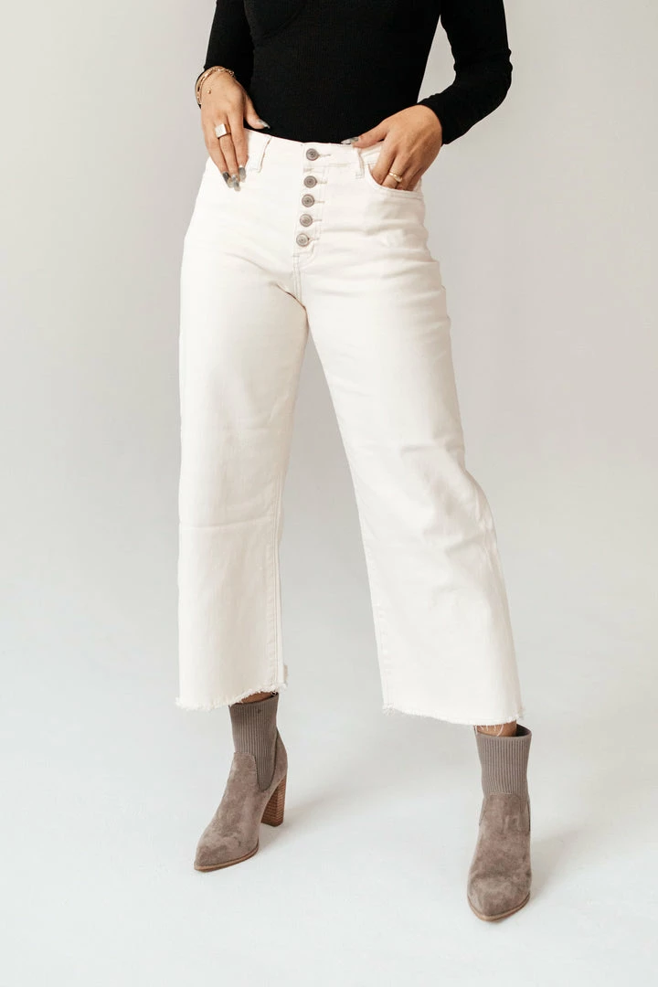 Hot Sale 👍 PLASTIC Flying Monkey Delia Wide Leg Denim 🥰 4 PLASTIC Flying Monkey Delia Wide Leg Denim