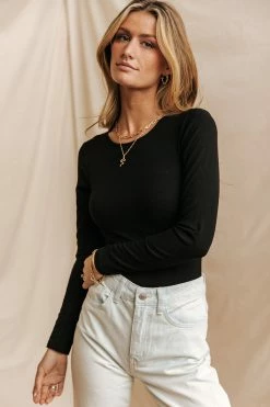 LE LIS Noelle Ribbed Bodysuit - FINAL SALE