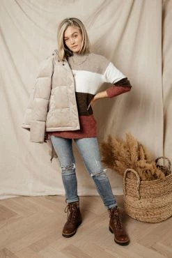 Promo 🔥 STACCATO Colorblock Turtleneck Sweater - FINAL SALE 👍 14 STACCATO Colorblock Turtleneck Sweater - FINAL SALE