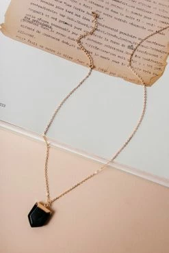 LA RADIANT VAL JEAN GLOBAL Jewelry Issa Stone Pendant Necklace