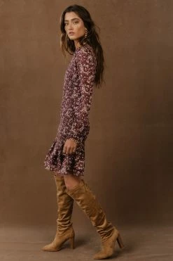 DRESS FORUM Dallas Smocked Mini Dress - FINAL SALE