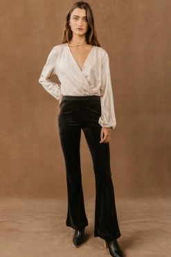 DRESS FORUM Olivia Holiday Bodysuit In Nude