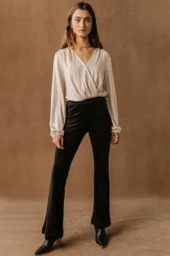 DRESS FORUM Olivia Holiday Bodysuit In Nude