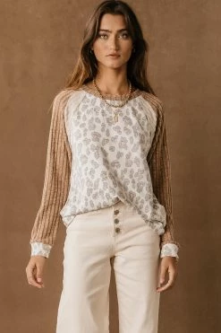 HEM&THREAD Vada Color-Block Top - FINAL SALE Sweaters
