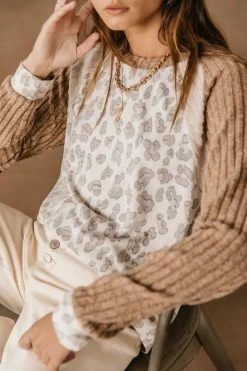 HEM&THREAD Vada Color-Block Top - FINAL SALE Sweaters